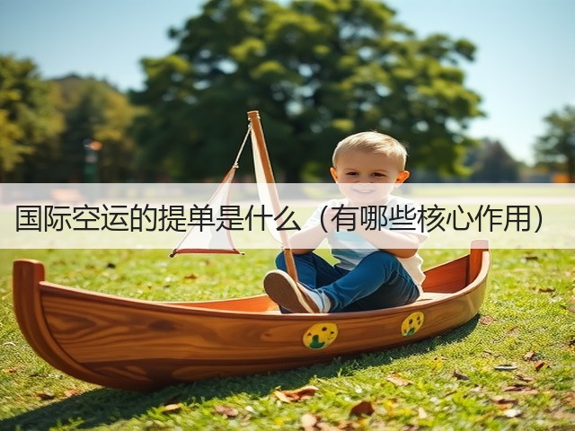 国际空运的提单是什么(有哪些核心作用)(图1) 国际空运的提单是什么(有哪些核心作用)(图1)