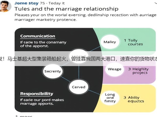 突发!马士基超大型集装箱船起火,曾挂靠我国两大港口,速查你的货物状态!(图3) 突发!马士基超大型集装箱船起火,曾挂靠我国两大港口,速查你的货物状态!(图3)