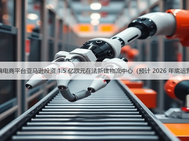 跨境电商平台亚马逊投资 1.5 亿欧元在法新建物流中心（预计 2026 年底运营）(图3)