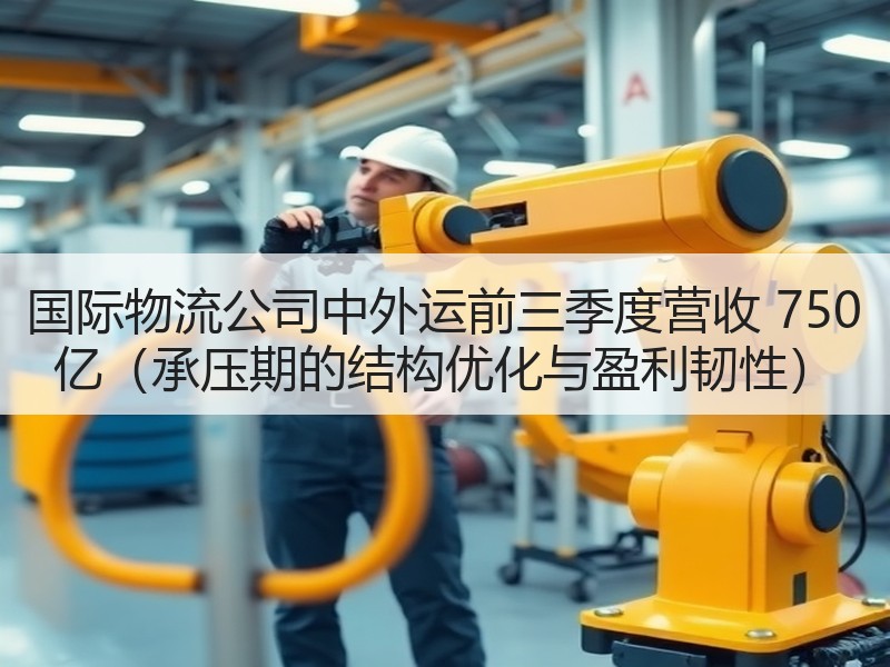 国际物流公司中外运前三季度营收 750 亿(承压期的结构优化与盈利韧性) 国际物流公司中外运前三季度营收 750 亿(承压期的结构优化与盈利韧性)