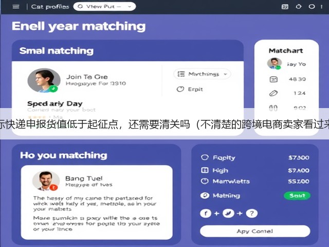 国际快递申报货值低于起征点,还需要清关吗(不清楚的跨境电商卖家看过来)(图1) 国际快递申报货值低于起征点,还需要清关吗(不清楚的跨境电商卖家看过来)(图1)