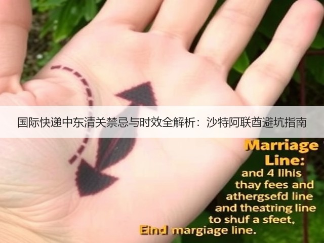 国际快递中东清关禁忌与时效全解析:沙特阿联酋避坑指南(图2) 国际快递中东清关禁忌与时效全解析:沙特阿联酋避坑指南(图2)