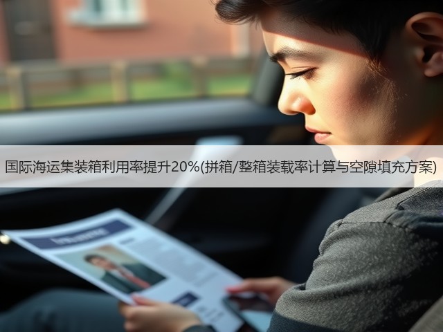 国际海运集装箱利用率提升20%(拼箱/整箱装载率计算与空隙填充方案)(图3) 国际海运集装箱利用率提升20%(拼箱/整箱装载率计算与空隙填充方案)(图3)