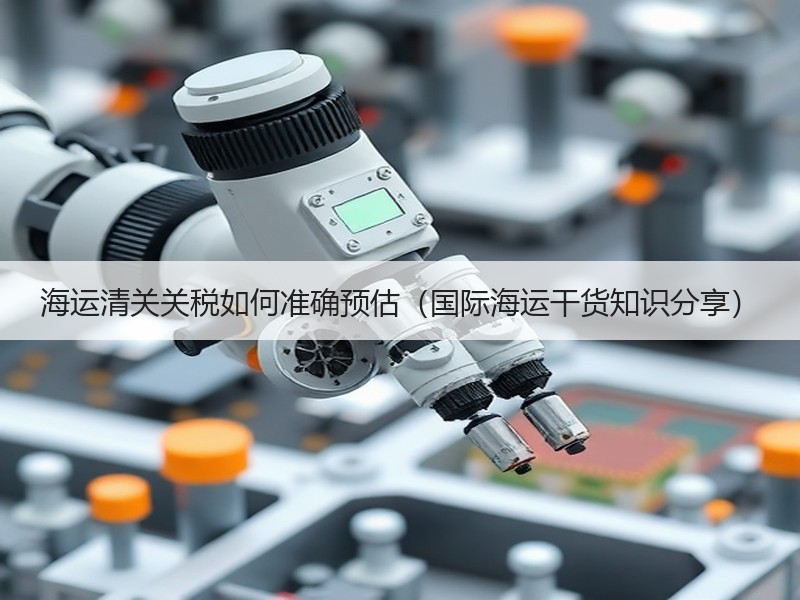 海运清关关税如何准确预估（国际海运干货知识分享）