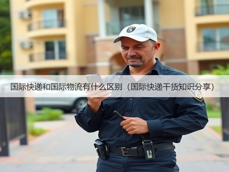 国际快递和国际物流有什么区别（国际快递干货知识分享）