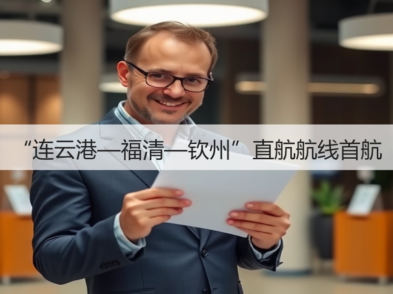 “连云港—福清—钦州”直航航线首航 “连云港—福清—钦州”直航航线首航