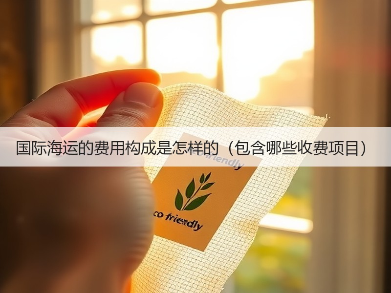 国际海运的费用构成是怎样的(包含哪些收费项目) 国际海运的费用构成是怎样的(包含哪些收费项目)