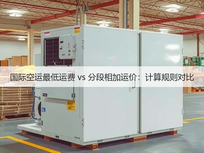 国际空运最低运费 vs 分段相加运价:计算规则对比 国际空运最低运费 vs 分段相加运价:计算规则对比