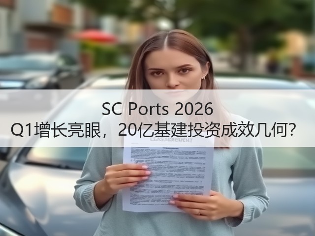 SC Ports 2026 Q1增长亮眼,20亿基建投资成效几何?(图3) SC Ports 2026 Q1增长亮眼,20亿基建投资成效几何?(图3)