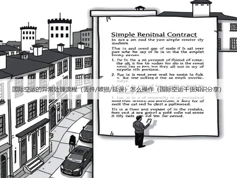 国际空运的异常处理流程（丢件/破损/延误）怎么操作（国际空运干货知识分享）