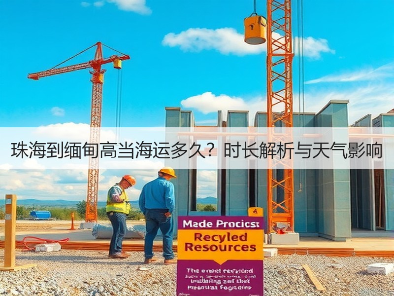 珠海到缅甸高当海运多久?时长解析与天气影响 珠海到缅甸高当海运多久?时长解析与天气影响