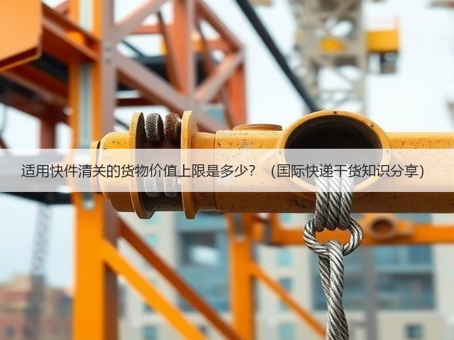 适用快件清关的货物价值上限是多少?(国际快递干货知识分享)(图2) 适用快件清关的货物价值上限是多少?(国际快递干货知识分享)(图2)