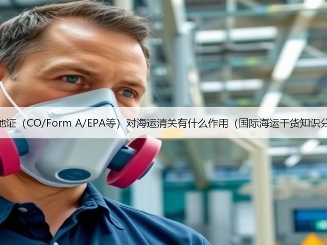 原产地证(CO/Form A/EPA等)对海运清关有什么作用(国际海运干货知识分享)(图3) 原产地证(CO/Form A/EPA等)对海运清关有什么作用(国际海运干货知识分享)(图3)