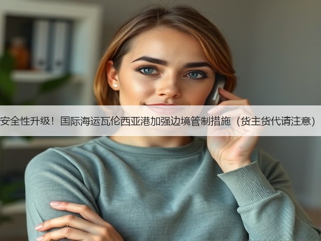 安全性升级!国际海运瓦伦西亚港加强边境管制措施(货主货代请注意)(图1) 安全性升级!国际海运瓦伦西亚港加强边境管制措施(货主货代请注意)(图1)