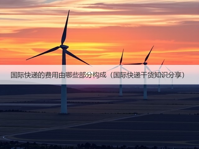 国际快递的费用由哪些部分构成（国际快递干货知识分享）(图3)