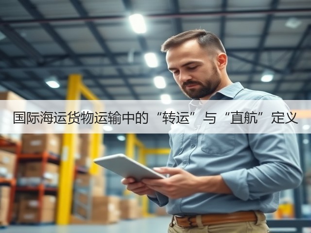 国际海运货物运输中的“转运”与“直航”定义(图2) 国际海运货物运输中的“转运”与“直航”定义(图2)