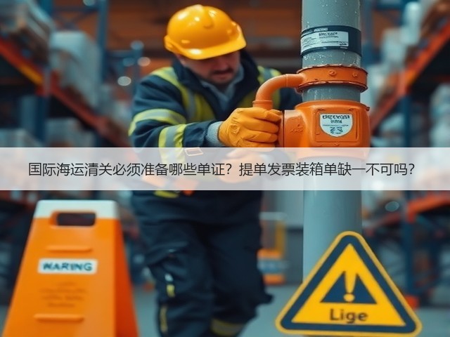 国际海运清关必须准备哪些单证？提单发票装箱单缺一不可吗？(图3)