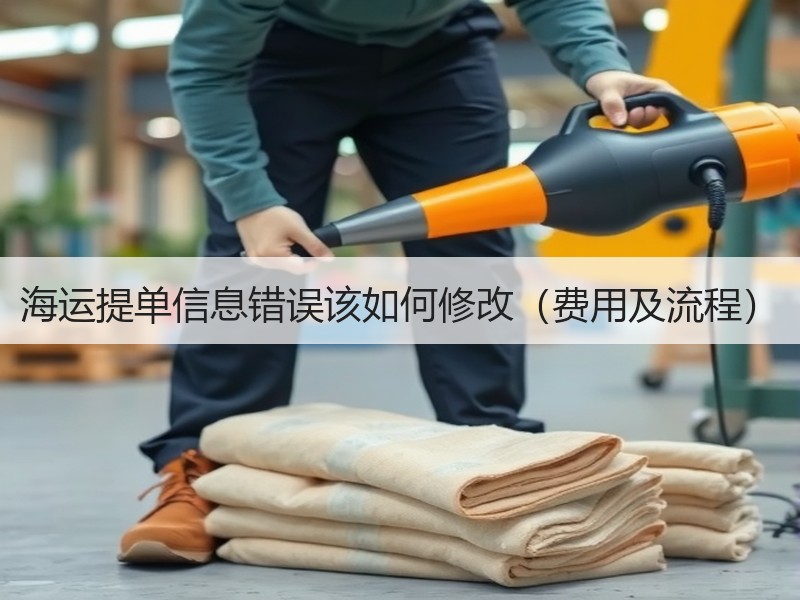 海运提单信息错误该如何修改（费用及流程）