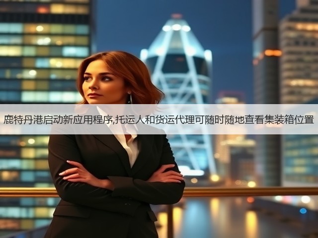 鹿特丹港启动新应用程序,托运人和货运代理可随时随地查看集装箱位置(图1) 鹿特丹港启动新应用程序,托运人和货运代理可随时随地查看集装箱位置(图1)