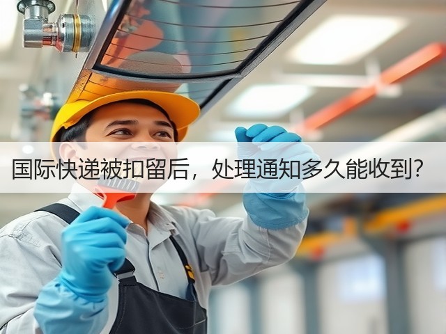 国际快递被扣留后,处理通知多久能收到?(图1) 国际快递被扣留后,处理通知多久能收到?(图1)