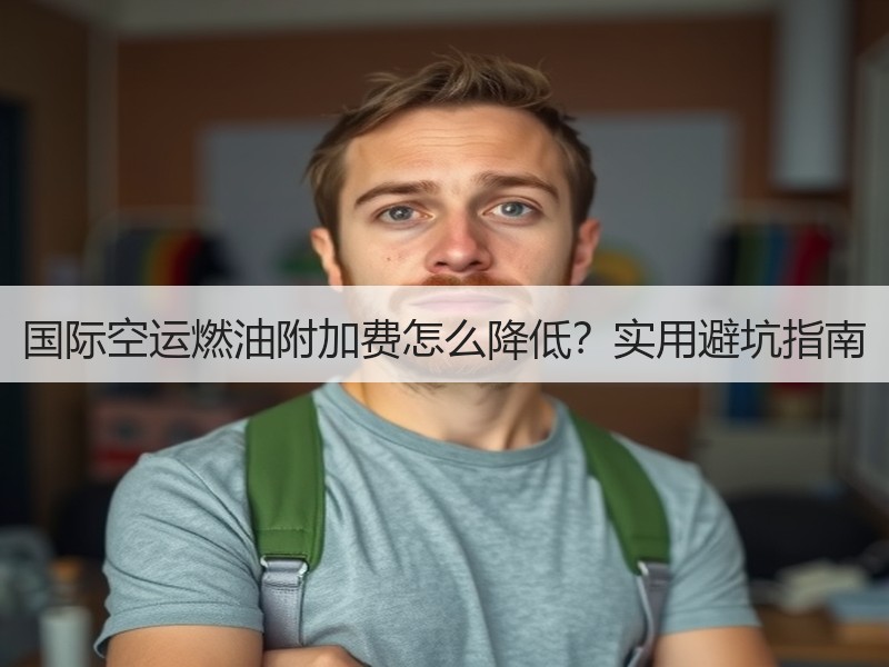 国际空运燃油附加费怎么降低？实用避坑指南