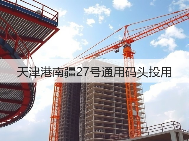 天津港南疆27号通用码头投用(图2) 天津港南疆27号通用码头投用(图2)