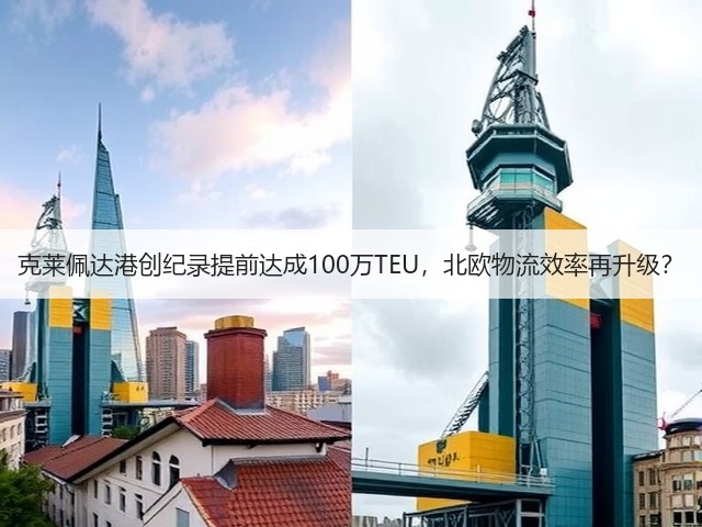 克莱佩达港创纪录提前达成100万TEU,北欧物流效率再升级?(图1) 克莱佩达港创纪录提前达成100万TEU,北欧物流效率再升级?(图1)