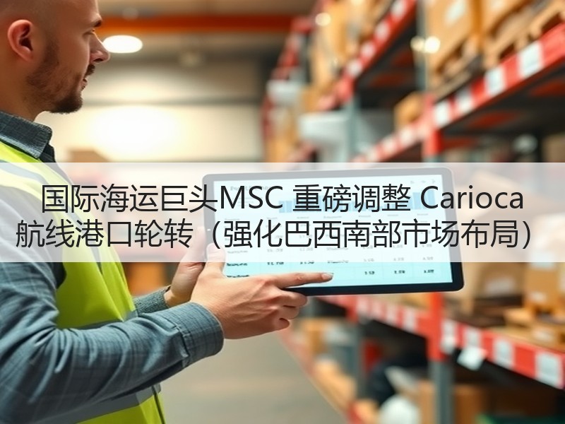 国际海运巨头MSC 重磅调整 Carioca 航线港口轮转(强化巴西南部市场布局) 国际海运巨头MSC 重磅调整 Carioca 航线港口轮转(强化巴西南部市场布局)