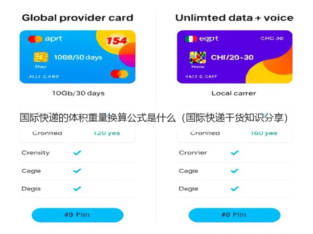国际快递的体积重量换算公式是什么(国际快递干货知识分享)(图1) 国际快递的体积重量换算公式是什么(国际快递干货知识分享)(图1)