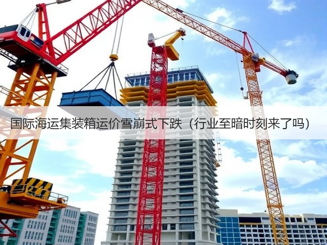 国际海运集装箱运价雪崩式下跌(行业至暗时刻来了吗)(图2) 国际海运集装箱运价雪崩式下跌(行业至暗时刻来了吗)(图2)
