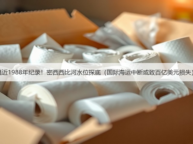 逼近1988年纪录!密西西比河水位探底(国际海运中断或致百亿美元损失)(图1) 逼近1988年纪录!密西西比河水位探底(国际海运中断或致百亿美元损失)(图1)