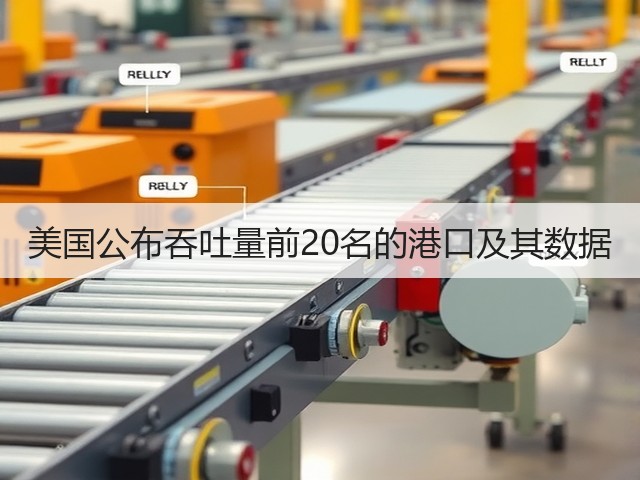 美国公布吞吐量前20名的港口及其数据(图2) 美国公布吞吐量前20名的港口及其数据(图2)