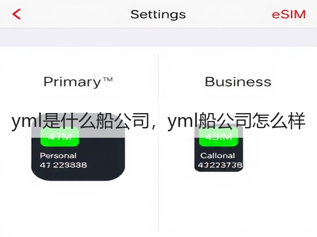 yml是什么船公司,yml船公司怎么样(图1) yml是什么船公司,yml船公司怎么样(图1)