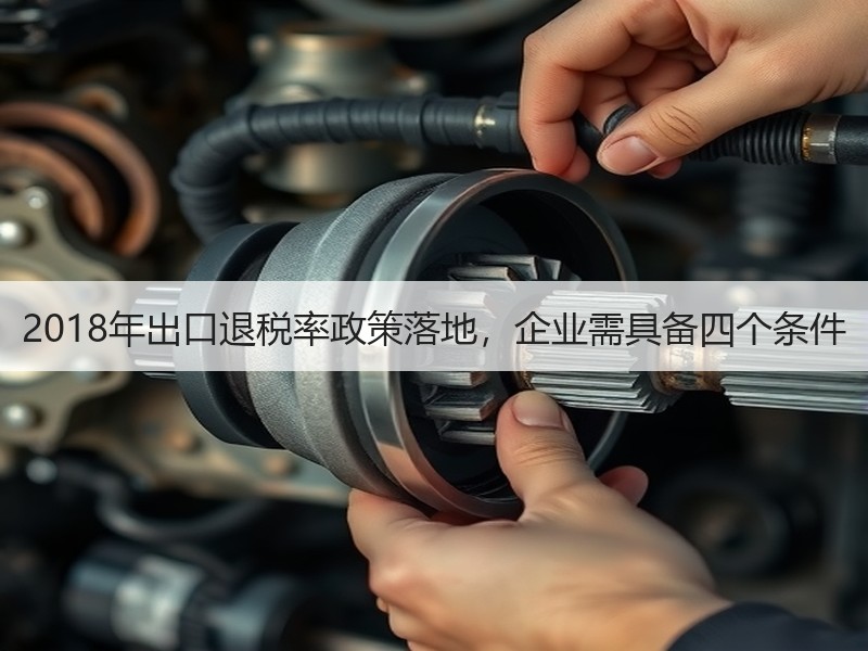 2018年出口退税率政策落地，企业需具备四个条件