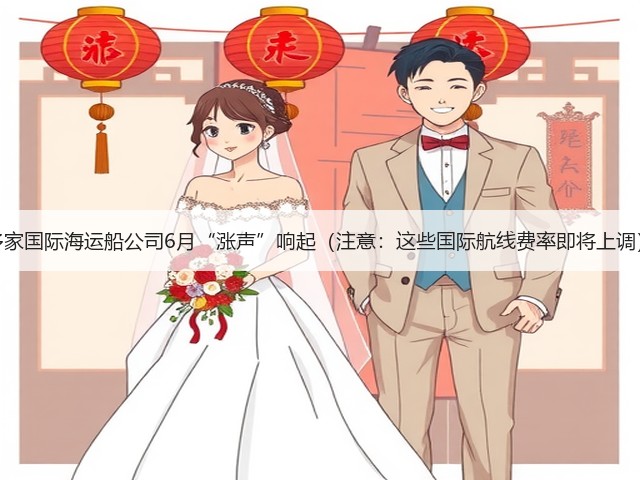 多家国际海运船公司6月“涨声”响起（注意：这些国际航线费率即将上调）(图1)