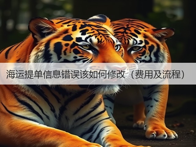 海运提单信息错误该如何修改（费用及流程）(图2)