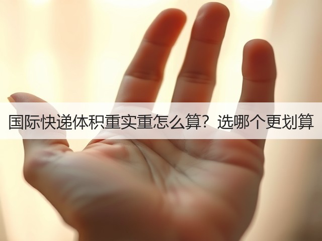 国际快递体积重实重怎么算？选哪个更划算(图1)