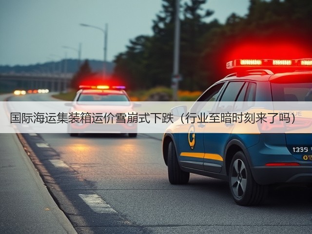 国际海运集装箱运价雪崩式下跌(行业至暗时刻来了吗)(图1) 国际海运集装箱运价雪崩式下跌(行业至暗时刻来了吗)(图1)