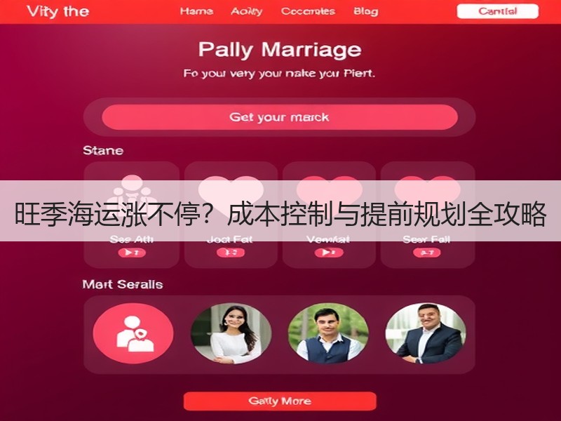旺季海运涨不停？成本控制与提前规划全攻略