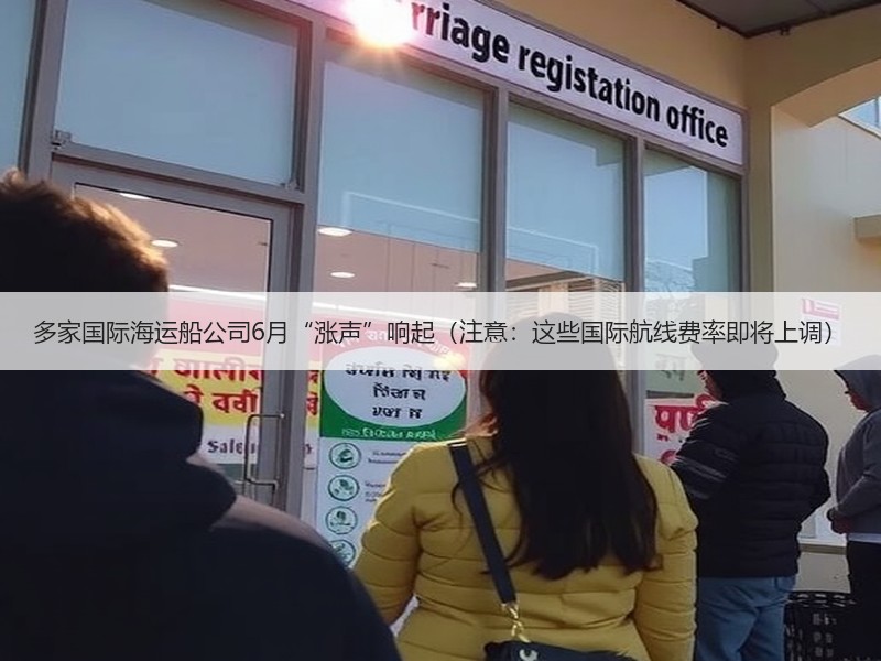 多家国际海运船公司6月“涨声”响起（注意：这些国际航线费率即将上调）