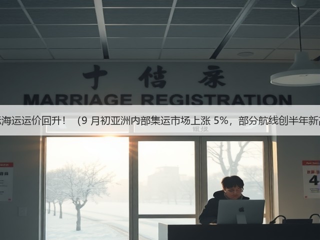 国际海运运价回升!(9 月初亚洲内部集运市场上涨 5%,部分航线创半年新高)(图2) 国际海运运价回升!(9 月初亚洲内部集运市场上涨 5%,部分航线创半年新高)(图2)