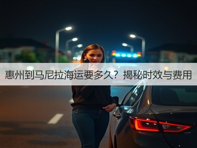 惠州到马尼拉海运要多久?揭秘时效与费用(图2) 惠州到马尼拉海运要多久?揭秘时效与费用(图2)
