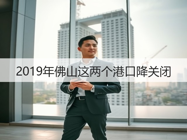 2019年佛山这两个港口降关闭(图3) 2019年佛山这两个港口降关闭(图3)