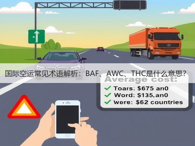 国际空运常见术语解析:BAF、AWC、THC是什么意思?(图3) 国际空运常见术语解析:BAF、AWC、THC是什么意思?(图3)