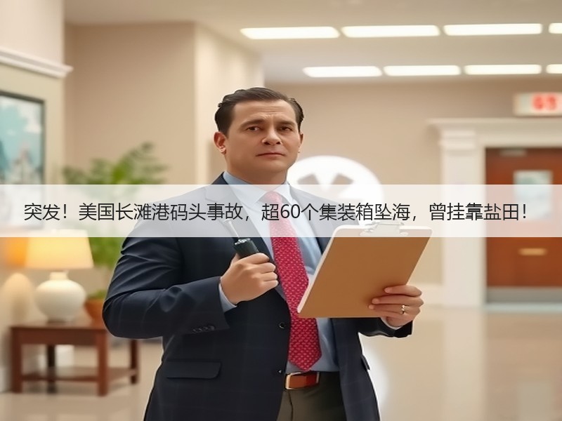 突发!美国长滩港码头事故,超60个集装箱坠海,曾挂靠盐田! 突发!美国长滩港码头事故,超60个集装箱坠海,曾挂靠盐田!