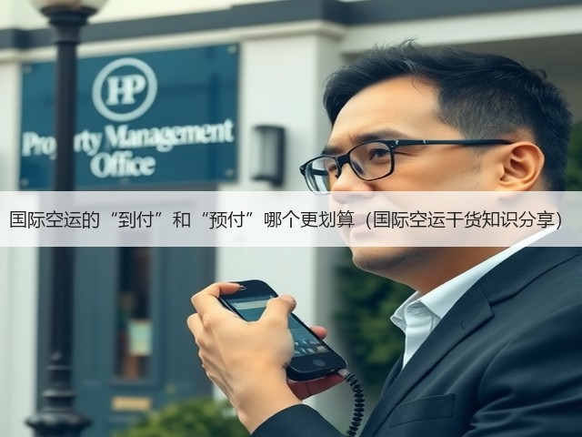 国际空运的“到付”和“预付”哪个更划算（国际空运干货知识分享）(图1)