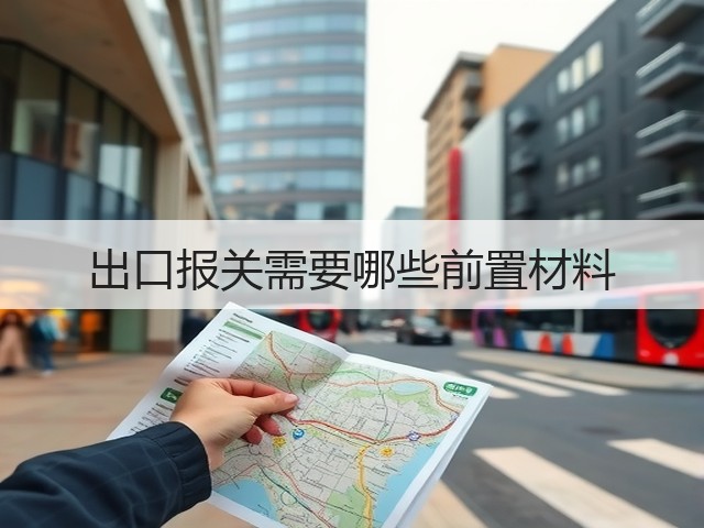 出口报关需要哪些前置材料(图1) 出口报关需要哪些前置材料(图1)