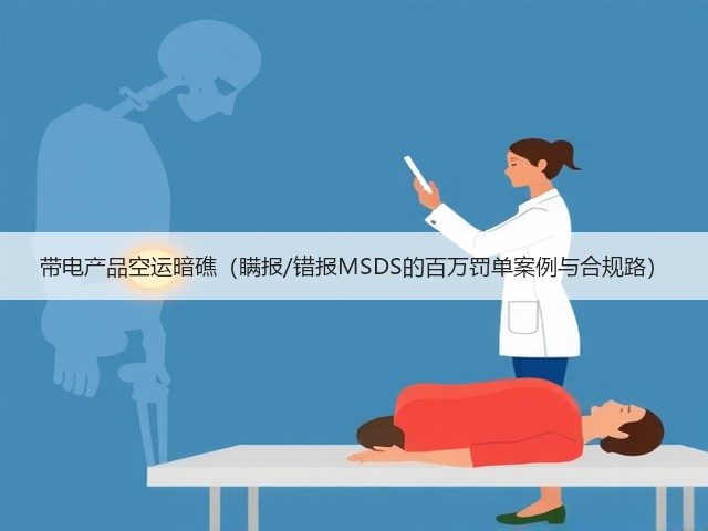 带电产品空运暗礁(瞒报/错报MSDS的百万罚单案例与合规路)(图3) 带电产品空运暗礁(瞒报/错报MSDS的百万罚单案例与合规路)(图3)