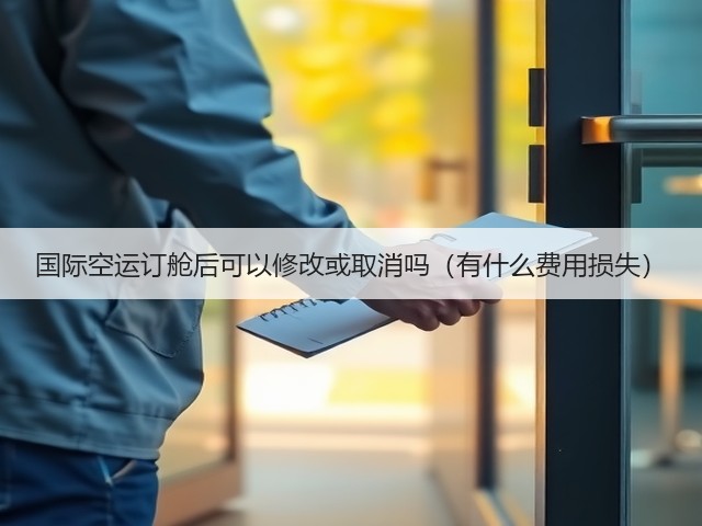 国际空运订舱后可以修改或取消吗(有什么费用损失)(图2) 国际空运订舱后可以修改或取消吗(有什么费用损失)(图2)