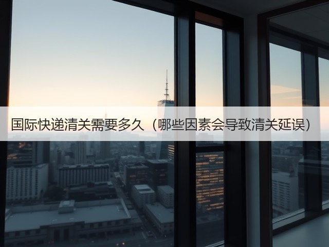 国际快递清关需要多久(哪些因素会导致清关延误)(图2) 国际快递清关需要多久(哪些因素会导致清关延误)(图2)